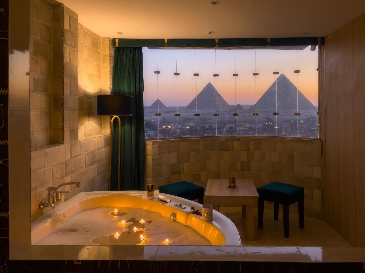 Jumeirah Pyramids View Inn Kafrat al Jabal Exterior foto