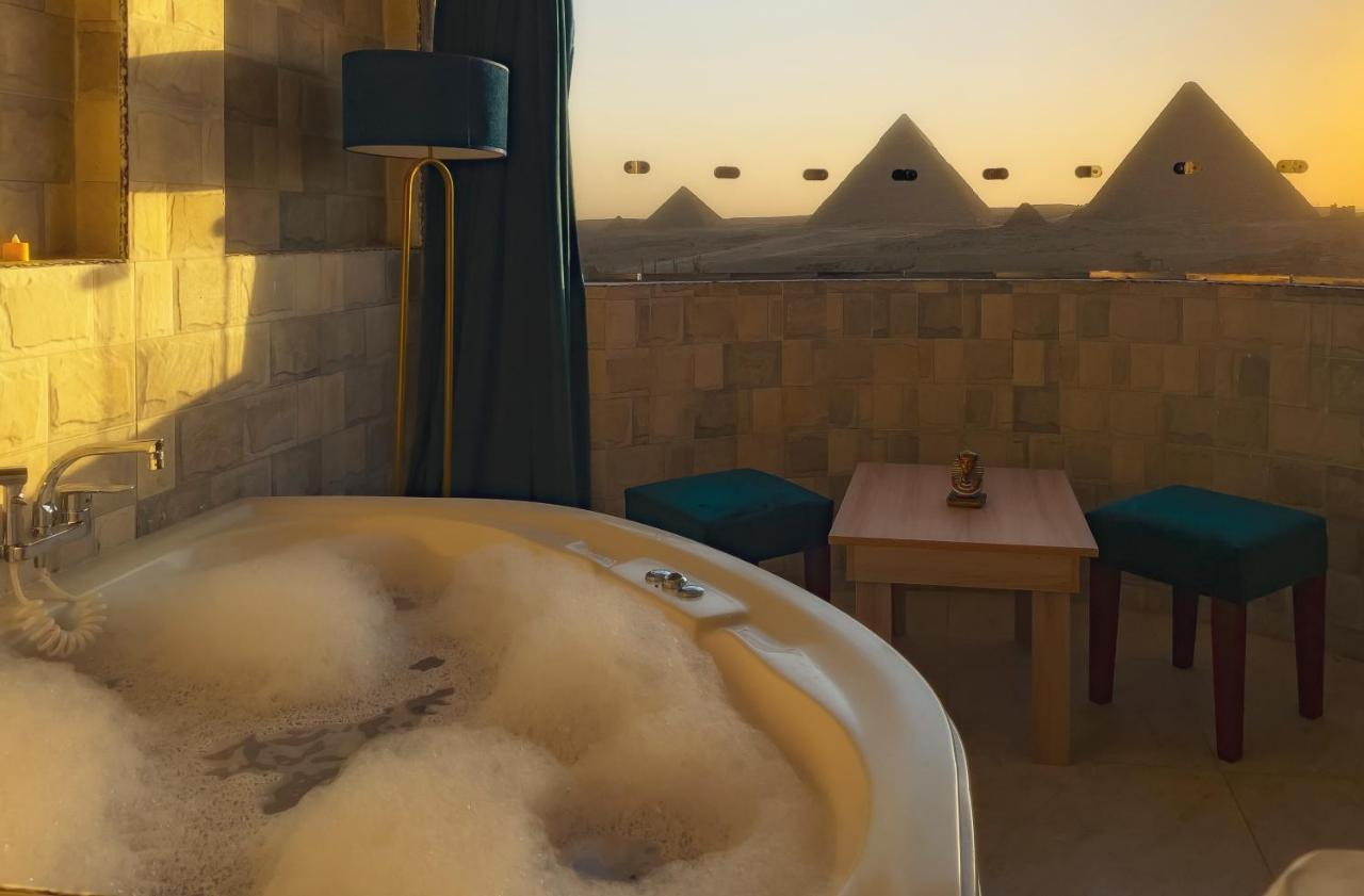 Jumeirah Pyramids View Inn Kafrat al Jabal Exterior foto